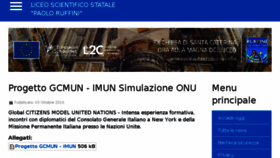 What Liceopaoloruffiniviterbo.it website looked like in 2018 (5 years ago)