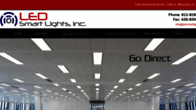 What Ledsmartlights.com website looked like in 2018 (5 years ago)