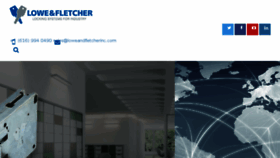 What Loweandfletcherinc.com website looked like in 2018 (5 years ago)