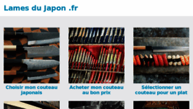 What Lames-du-japon.fr website looked like in 2018 (5 years ago)