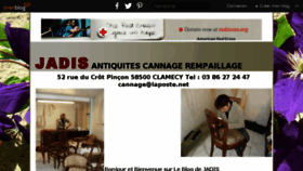 What Leblogdejadis.fr website looked like in 2018 (7 years ago)