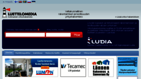 What Luettelomedia.com website looked like in 2018 (5 years ago)
