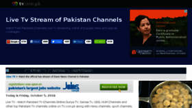 What Live.tv.com.pk website looked like in 2018 (5 years ago)