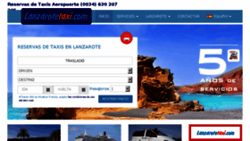 What Lanzarotetaxi.com website looked like in 2018 (5 years ago)