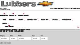 What Lubberschevy.net website looked like in 2018 (5 years ago)
