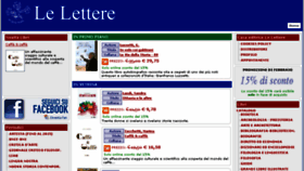 What Lelettere.it website looked like in 2018 (5 years ago)