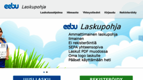 What Laskupohja.fi website looked like in 2018 (5 years ago)