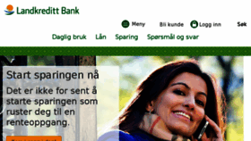 What Landkredittbank.no website looked like in 2018 (5 years ago)