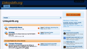 What Linksysinfo.org website looked like in 2018 (5 years ago)