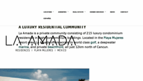 What Laamada.com website looked like in 2018 (5 years ago)