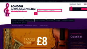 What Londonarrangements.com website looked like in 2018 (5 years ago)