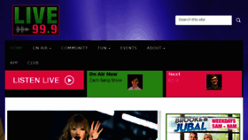 What Live999radio.com website looked like in 2018 (5 years ago)