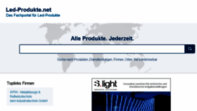 What Led-produkte.net website looked like in 2018 (5 years ago)