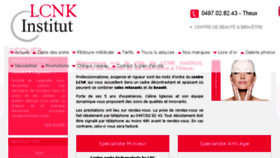 What Lcnk-institut.be website looked like in 2018 (7 years ago)