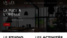 What Lapucealoreille-studio.com website looked like in 2018 (5 years ago)
