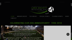 What Lakecountysportscenter.com website looked like in 2018 (5 years ago)