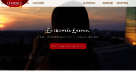 What Leroux.fr website looked like in 2018 (5 years ago)