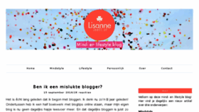 What Lisanneleeft.nl website looked like in 2018 (5 years ago)