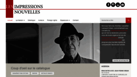 What Lesimpressionsnouvelles.com website looked like in 2018 (5 years ago)