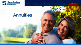 What Libertybankerslife.com website looked like in 2018 (5 years ago)