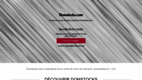 What Lecoledete.com website looked like in 2018 (5 years ago)