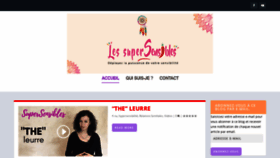What Les-supersensibles.com website looked like in 2018 (5 years ago)