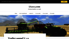 What Ls2013.com website looked like in 2018 (5 years ago)