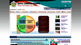 What Lhokseumawekota.go.id website looked like in 2018 (5 years ago)