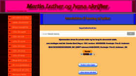 What Lutherdansk.dk website looked like in 2018 (5 years ago)