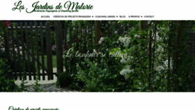 What Lesjardinsdemalorie.be website looked like in 2018 (5 years ago)