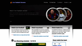 What Livefootballstreams.net website looked like in 2018 (5 years ago)