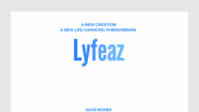 What Lyfeaz.com website looked like in 2018 (5 years ago)