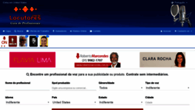 What Locutores.com.br website looked like in 2018 (5 years ago)