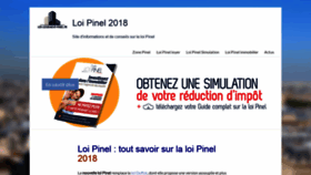 What Loi-logement-pinel.fr website looked like in 2018 (5 years ago)