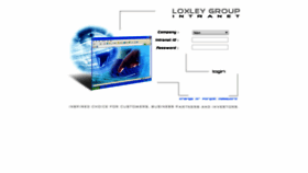 What Loxleyintranet.com website looked like in 2018 (5 years ago)