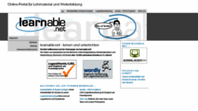 What Learnable.net website looked like in 2018 (5 years ago)