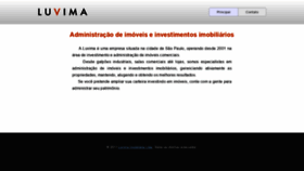 What Luvima.com.br website looked like in 2018 (5 years ago)