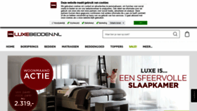 What Luxebedden.nl website looked like in 2018 (5 years ago)