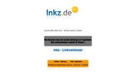What Lnkz.de website looked like in 2018 (5 years ago)