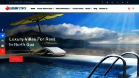 What Luxurystays.in website looked like in 2018 (5 years ago)