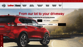 What Luthernissan.com website looked like in 2018 (5 years ago)