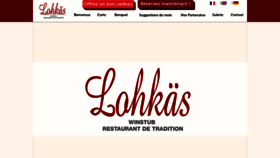 What Lohkas.com website looked like in 2018 (5 years ago)