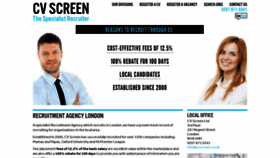 What Londonrecruitmentagency.com website looked like in 2018 (5 years ago)