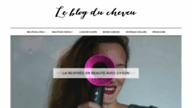 What Leblogducheveu.com website looked like in 2018 (5 years ago)