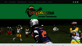 What Laxpalooza.com website looked like in 2018 (5 years ago)