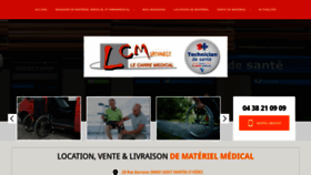 What Lecarremedical.fr website looked like in 2018 (5 years ago)