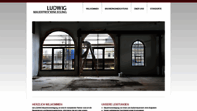 What Ludwig-mauertrockenlegung.de website looked like in 2018 (5 years ago)