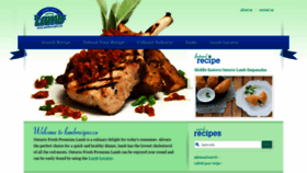 What Lambrecipes.ca website looked like in 2018 (5 years ago)