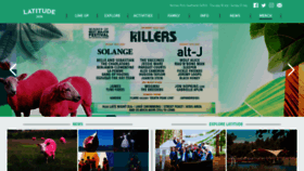 What Latitudefestival.com website looked like in 2018 (5 years ago)