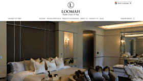What Loomah.com website looked like in 2018 (5 years ago)